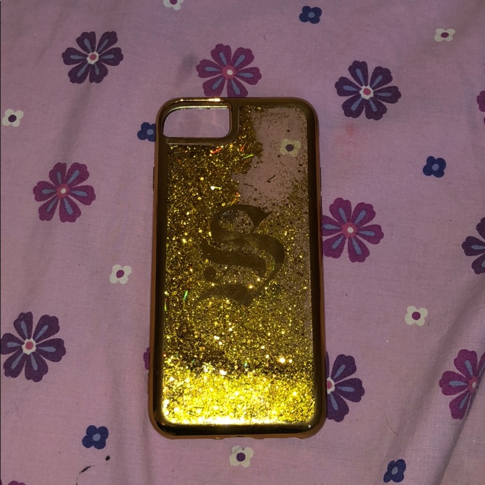 Letter S Glitter IPhone 6/6s case